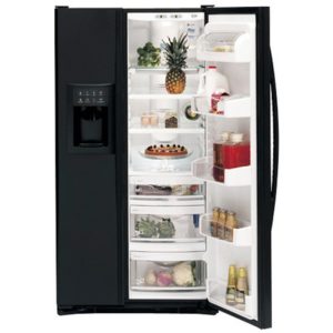 GE Profile Arctica CustomStyle 22.7 Cu. Ft. Side-By-Side Refrigerator|PSC23MGMBB