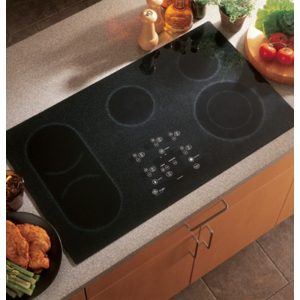 GE Profile Built-In CleanDesign Electric Cooktop|JP968BCBB