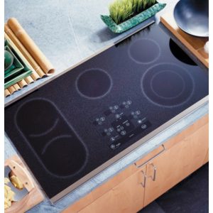 GE Profile Built-In CleanDesign Electric Cooktop|JP968SCSS