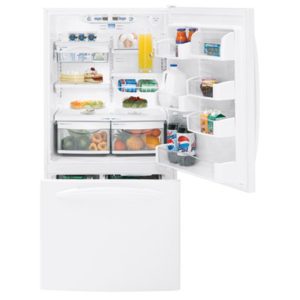 GE Profile ENERGY STAR 19.5 Cu. Ft. Bottom-Freezer Refrigerator|PDS20MFWWW