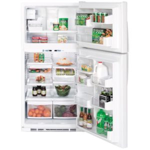 GE Profile ENERGY STAR 21.7 Cu. Ft. Top-Freezer Refrigerator|PTS22LCRWW