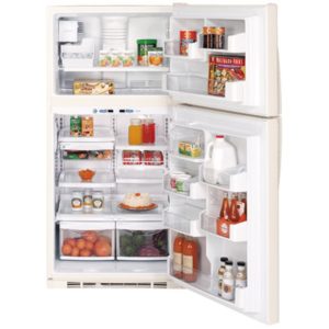 GE Profile ENERGY STAR 21.7 Cu. Ft. Top-Freezer Refrigerator with Internal Dispenser|PTS22LHRCC