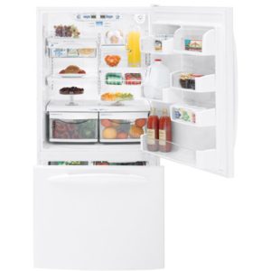 GE Profile ENERGY STAR 22.2 Cu. Ft. Bottom-Freezer Drawer Refrigerator|PDF22MFSWW