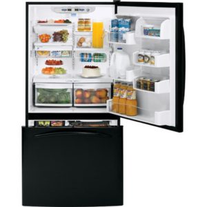 GE Profile ENERGY STAR 22.2 Cu. Ft. Bottom-Freezer Refrigerator|PDS22MBWBB