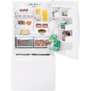 GE Profile ENERGY STAR 22.2 Cu. Ft. Bottom-Freezer Refrigerator|PDS22MBWWW