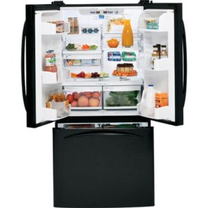 GE Profile ENERGY STAR 22.2 Cu. Ft. Bottom-Freezer Refrigerator|PFS22MBSBB