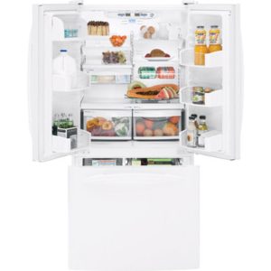 GE Profile ENERGY STAR 22.2 Cu. Ft. Bottom-Freezer Refrigerator|PFS22MBSWW