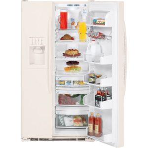 GE Profile ENERGY STAR 23.1 Cu. Ft. Side-By-Side Refrigerator with Dispenser|PSS23MGSCC
