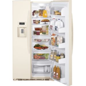 GE Profile ENERGY STAR 25.9 Cu. Ft. Side-by-Side Refrigerator with Dispenser|PSHF6MGZCC