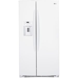 GE Profile ENERGY STAR 25.9 Cu. Ft. Side-by-Side Refrigerator with Dispenser|PSHF6PGZWW