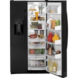 GE Profile ENERGY STAR 29.1 Cu. Ft. Side-by-Side Refrigerator with Dispenser|PSHF9PGZBB