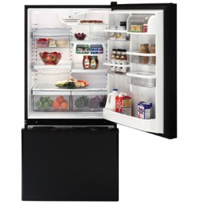 GE Profile ENERGY STAR Bottom-Freezer Refrigerator|PDS22LBNBB