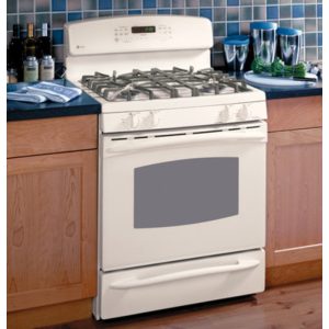 GE Profile Free-Standing Self-Clean Convection Gas on Glass Range with Warming Drawer|JGB920KEFCC
