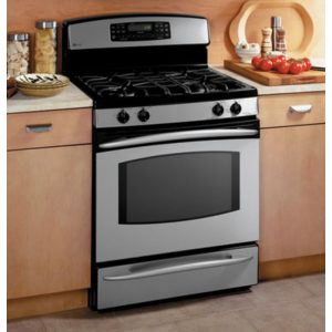 GE Profile Free-Standing Self-Clean Convection Gas Range with Warming Drawer|JGB915SEFSS
