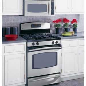GE Profile Free-Standing Self-Clean Gas Range|JGB900SEKSS