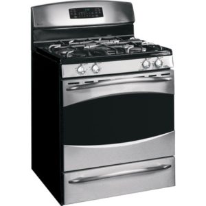 GE Profile Free-Standing Self-Clean Gas Range|PGB900SEMSS
