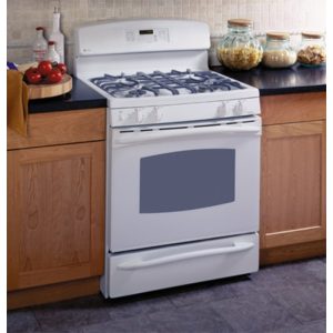 GE Profile Free-Standing Self-Clean Gas Range with Warming Drawer|JGB905WEFWW