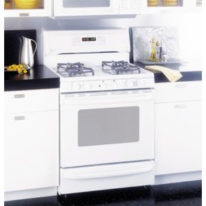 GE Profile Performance Spectra 30 Free-Standing Smooth-Top Convection Gas Range|JGB920WECWW