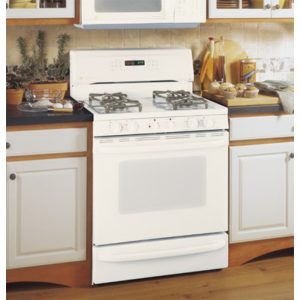 GE Profile Performance Spectra 30 Free-Standing Smooth-Top Convection Gas Range with Warming Drawer|JGB920CECCC
