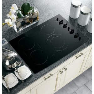 GE Profile Series 30 Built-In Electric Cooktop|PP932BMBB