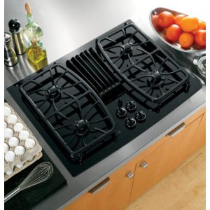 GE Profile Series 30 Built-In Gas Downdraft Cooktop|PGP989DNBB