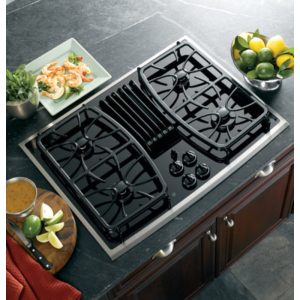 GE Profile Series 30 Built-In Gas Downdraft Cooktop|PGP989SNSS