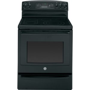 GE Profile Series 30 Free-Standing Electric Convection Range with Warming Drawer|PB930DFBB