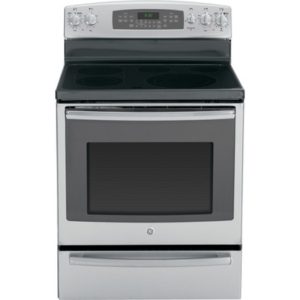 GE Profile Series 30 Free-Standing Electric Convection Range with Warming Drawer|PB930SFSS