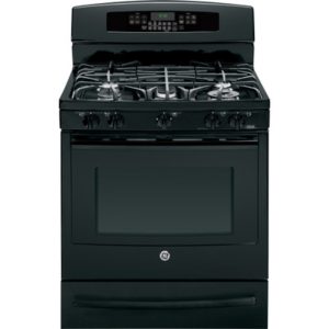 GE Profile Series 30 Free-Standing Self Clean Gas Range with Warming Drawer|PGB940DEFBB