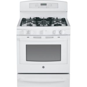GE Profile Series 30 Free-Standing Self Clean Gas Range with Warming Drawer|PGB940DEFWW