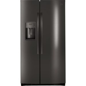 GE Profile Series ENERGY STAR 25.3 Cu. Ft. Side-by-Side Refrigerator|PSE25KBLTS