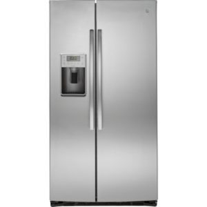 GE Profile Series ENERGY STAR 25.3 Cu. Ft. Side-by-Side Refrigerator|PSE25KSHSS
