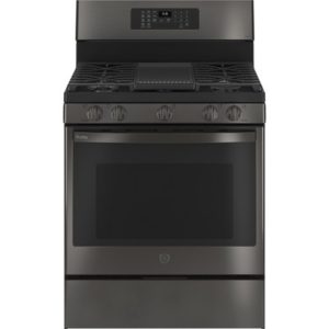 GE Profile Smart 30 Free-Standing Self Clean Gas Range with No Preheat Air Fry|PGB935BPTS