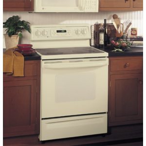 GE Profile Spectra 30 Free-Standing QuickClean Electric Range|JBP79ABAA