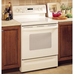 GE Profile Spectra 30 Free-Standing QuickClean Electric Range|JBP79KDCC