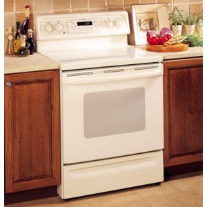 GE Profile Spectra 30 Free-Standing QuickClean Electric Range|JBP79TDWW