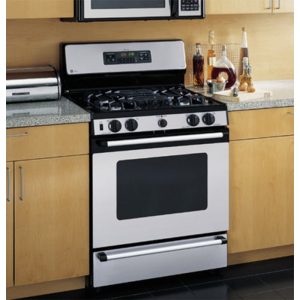 GE Profile Spectra 30 Self-Clean Free-Standing Gas Range with Warming Drawer|JGBP90MEBBC