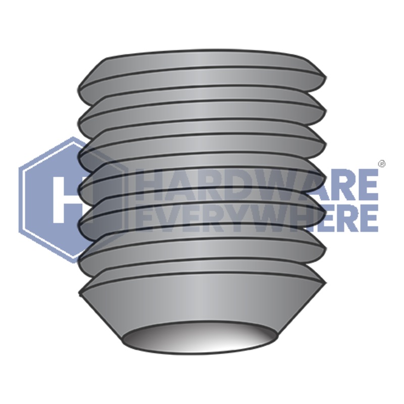 M8-1.25 x 35 METRIC SOCKET SET SCREWS / Steel / Black Oxide