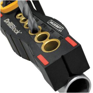 MILESCRAFT DrillBlock 1312 Handheld Drill Guide With Non-Slip TPE Feet