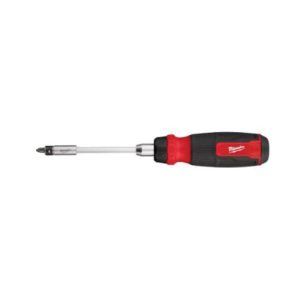 Milwaukee 48-22-2904 Multi-Bit Screwdriver, 10.12 in OAL, Ergonomic Handle