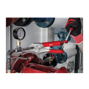 Milwaukee 48-22-3410 Locking Plier With Grip, 10 in OAL, 2 in Cutting Capacity, 29/64 in W Jaw, 1-5/32 in L Jaw