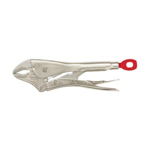 Milwaukee 48-22-3420 Locking Plier, 10 in OAL, Ergonomic Handle, Curved Jaw