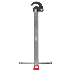 Milwaukee 48-22-7001 Small Basin Wrench, 10 to 17 in OAL, 1-1/4 in Jaw