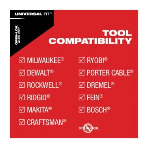 Milwaukee OPEN-LOK 49-25-2231 Wide Sealant Cutting Blade, 1.34 in W Blade, Solid Stainless Steel Blade, 5-Piece