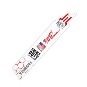 Milwaukee The Torch SAWZALL 48-00-5784 The Torch Sawzall Reciprocating Saw Blade, 6 in L, 1 in W, 18 TPI