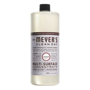 Mrs. Meyer’s 11440 Clean Day Multi-Surface Cleaner, 32 oz, Bottle, Liquid, Lavender, Concentrated