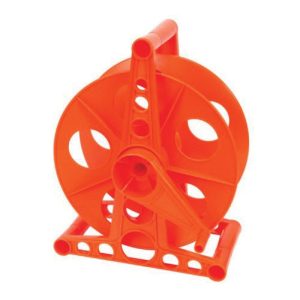 Nightstick K-100 Cord Storage Reel, 12/3 in, 14/3 in, 16/3 in Wire, Thermoplastic Reel, Orange Reel