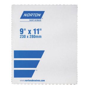 Norton ProSand A259PS Series 07660768167 Abrasive Sheet, 11 in L, 9 in W, 220 Grit, Aluminum Oxide Abrasive, Best Tier