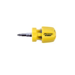 Picquic STUBBY 91100B Multi-Bit Screwdriver, Magnetized Tip