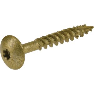 PowerPro 47867 Exterior Construction Lag Screw, Carbon Steel, Epoxy-Coated, 2 in OAL
